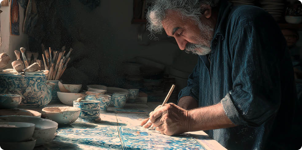 Çini: Renklerin Sessiz Zikri / Merve Nur Vatansever